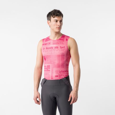 Castelli Gazzetta Dello Sport Rosa Giro Baselayer Men's