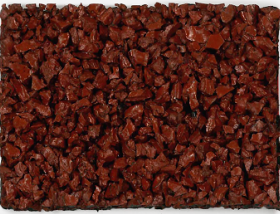 SBR Coloured Recycled Rubber Granules ROJO OXIDO No.E101 Reseda Red - 20kg Bag