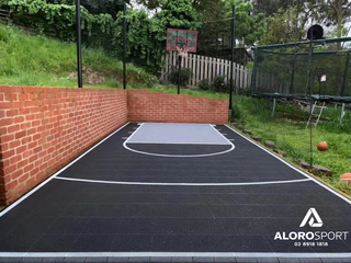 Easi-Court Advantage Grey-Black  (5.58m x 9.24m)