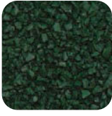 CSBR Rubber Granules 1-4mm Dark Green - 20 kg bag