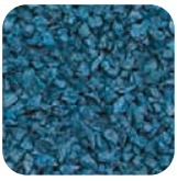 CSBR Rubber Granules 1-4mm Mid Blue - 20 kg bag