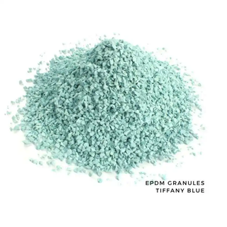 EPDM Rubber Granules PrimoFlex 25%1-4mm - TIFFANY BLUE BC121 - 25kg bag