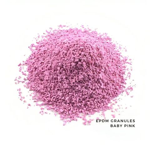 EPDM Rubber Granules PrimoFlex 25%1-4mm - BABY PINK SP114 - 25kg bag