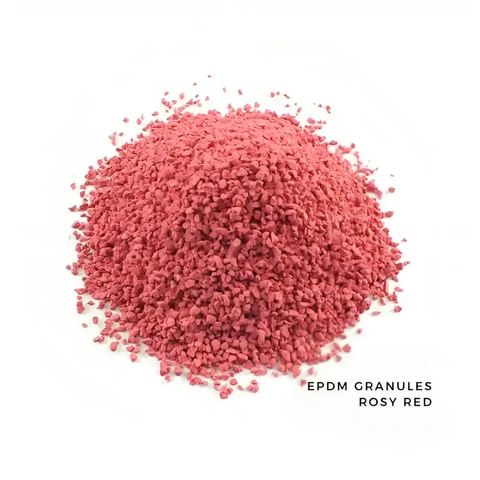 EPDM Rubber Granules PrimoFlex 25%1-4mm - ROSY RED SP119 - 25kg bag