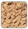 EPDM Rubber Granules PrimoFlex 25%1-4mm - LIGHT BROWN ST110 - 25kg bag