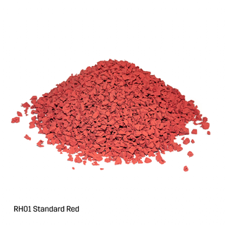 Rosehill TPV Inplay Rubber Granules - 1-4mm - Standard Red - 25kg