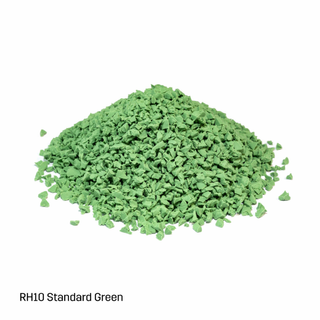 EPDM-TPV Inplay Rubber Granules - 1-4mm - Standard Green - 25kg