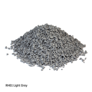 EPDM-TPV Inplay Rubber Granules - 1-4mm - Light Grey - 25kg