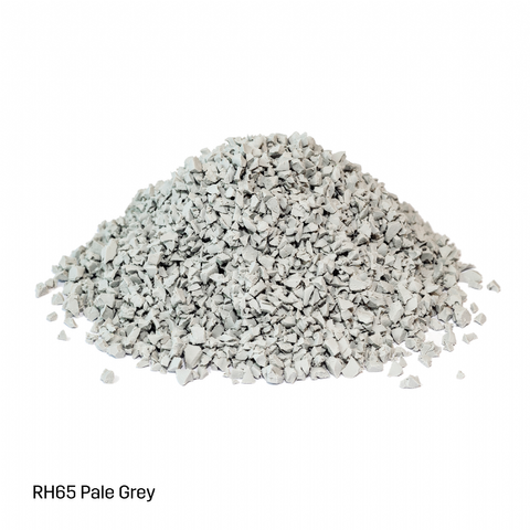 EPDM-TPV Inplay Rubber Granules - 1-4mm - Pale Grey - 25kg