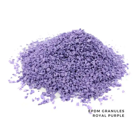 EPDM Rubber Granules PrimoFlex 25%1-4mm - ROYAL PURPLE SP115 - 25kg bag