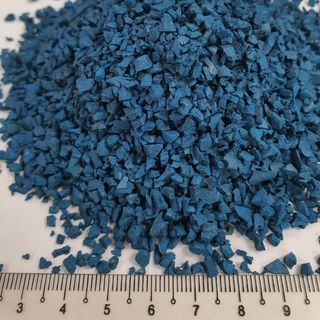 SBR Precoat Coloured Recycled Rubber Granules SF-C05-Blue - 20kg Bag