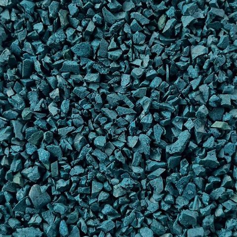 SBR Precoat Coloured Recycled Rubber Granules - Blue - 20kg Bag