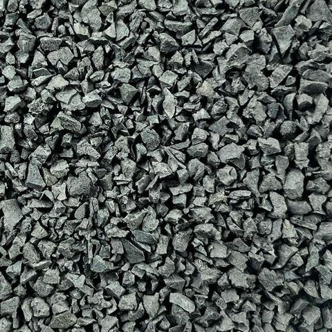 SBR Precoat Coloured Recycled Rubber Granules - Charcoal Grey - 20kg Bag