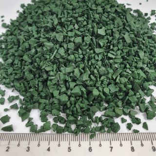 SBR Precoat Coloured Recycled Rubber Granules SF-C07-Green - 20kg Bag