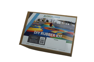 DIY Rubber Kit SBR Precoat Coloured Recycled Rubber Granules