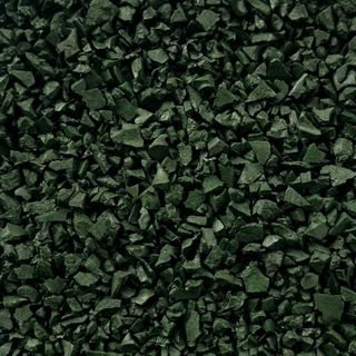 SBR Precoat Coloured Recycled Rubber Granules - Dark Green - 20kg Bag