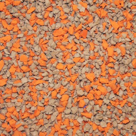 CSBR Rubber & Mix EPDM Granules 1-4mm Carnivale Pumpkin Pie 20 kg