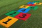 Hopscotch Grass - 18mm - 1.1m x 2.7m Grass - Multicoloured