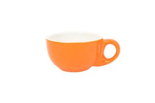 220ML CAPPUCCINO BOWL CUP ITALIAN SET OF 6 ORANGE