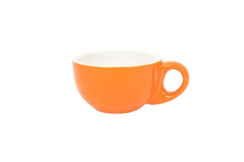 220ML CAPPUCCINO BOWL CUP ITALIAN SET OF 6 ORANGE