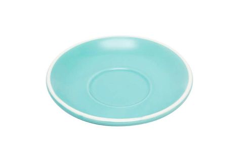 280ML CAPPUCCINO LARGE SAUCER ITALIAN SET OF 6 TURQUOISE