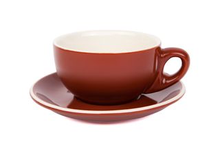 220ML CAPPUCCINO BOWL CUP ITALIAN SET OF 6 BROWN