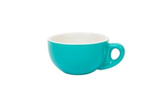 220ML CAPPUCCINO BOWL CUP ITALIAN SET OF 6 TURQUOISE