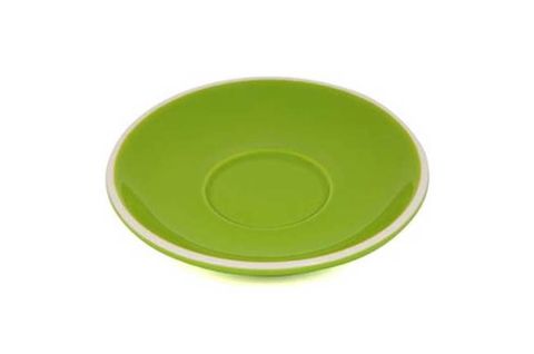 280ML CAPPUCCINO LARGE SAUCER ITALIAN SET OF 6 GREEN