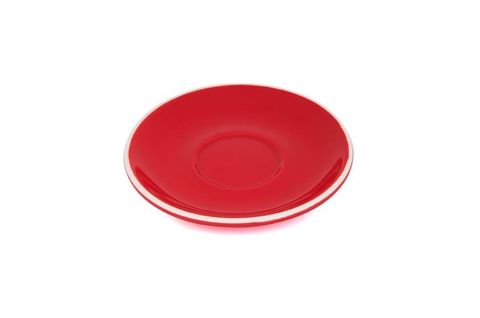 220ML CAPPUCCINO SAUCER ITALIAN SET OF 6 RED