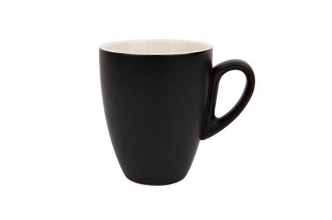 330ML TULIP MUG ITALIAN SET OF 6 MATT BLACK