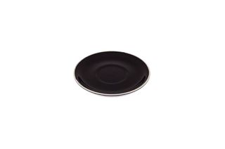 90ML ESPRESSO SAUCER ITALIAN SET OF 6 BLACK