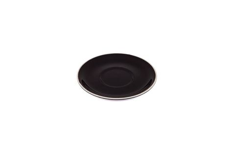 90ML ESPRESSO SAUCER ITALIAN SET OF 6 BLACK