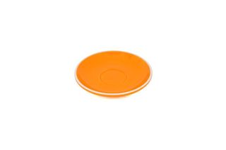 90ML ESPRESSO SAUCER ITALIAN SET OF 6 ORANGE