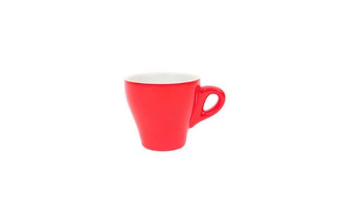 180ML CAPPUCCINO TULIP CUP ITALIAN SET OF 6 RED