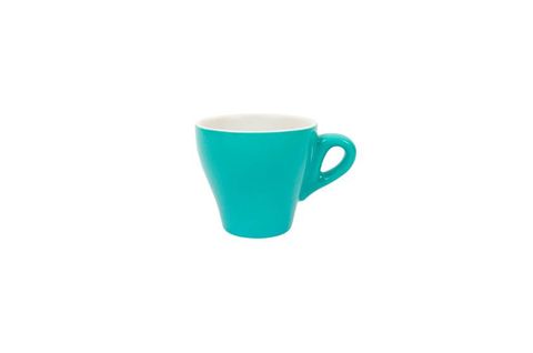 180ML CAPPUCCINO TULIP CUP ITALIAN SET OF 6 TURQUOISE