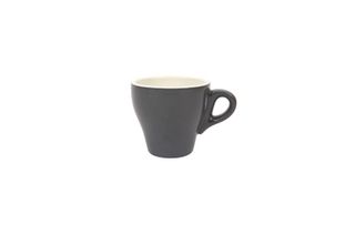 180ML CAPPUCCINO TULIP CUP ITALIAN SET OF 6 DARK GREY