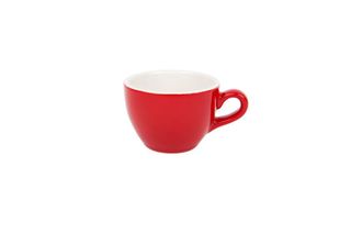 180ML CAPPUCCINO CUP BARISTA SET OF 6 RED