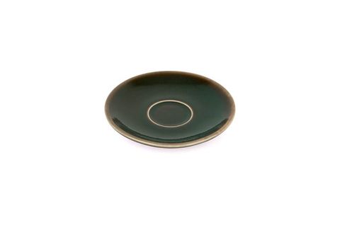 75ML ESPRESSO SAUCER BARISTA SET OF 6 REACTIVE OLIVE