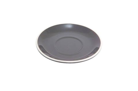 220ML CAPPUCCINO SAUCER ITALIAN SET OF 6 DARK GREY