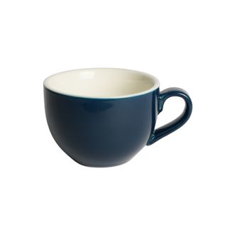 280ML CAPPUCCINO LARGE CUP BARISTA SET OF 6 COBALT BLUE