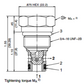 CVFP-08-N-0-005   CHECK VALVE FORWARD POPPET 5PSI