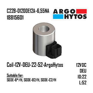Coil-12V-DEU-22-52-ArgoHytos (SD3E-B2/H)