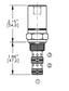 AODV-10-N-3A-01B WITH PILOT PORT 1/8" BSPP