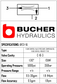 BFCV-16-N-F-0-00  BYPASS FLOW CONTROL VALVE - 16  BUCHER