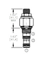 CBPG-08-N-S-0-50  COUNTER BALANCE PILOT PISTON VENTED VALVE - 08