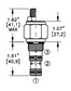 LCEF-08-N-F-F-0-100  LOGIC CONTROL ELEMENT SPOOL VALVE - 08