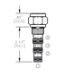 PODS-08-N-F-0-150  PRIORITY ON DEMAND SPOOL VALVE - 08