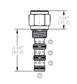 PODS-10-N-F-0-100  PRIORITY ON DEMAND SPOOL VALVE - 10