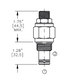 RVPD-10-N-S-0-50  POPPET DIRECT  L/FLOW RELIEF VALVE - 10