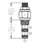 PSCS-10-N-S-0-30  PRESSURE SEQUENCE CLOSED SPOOL VALVE - 10